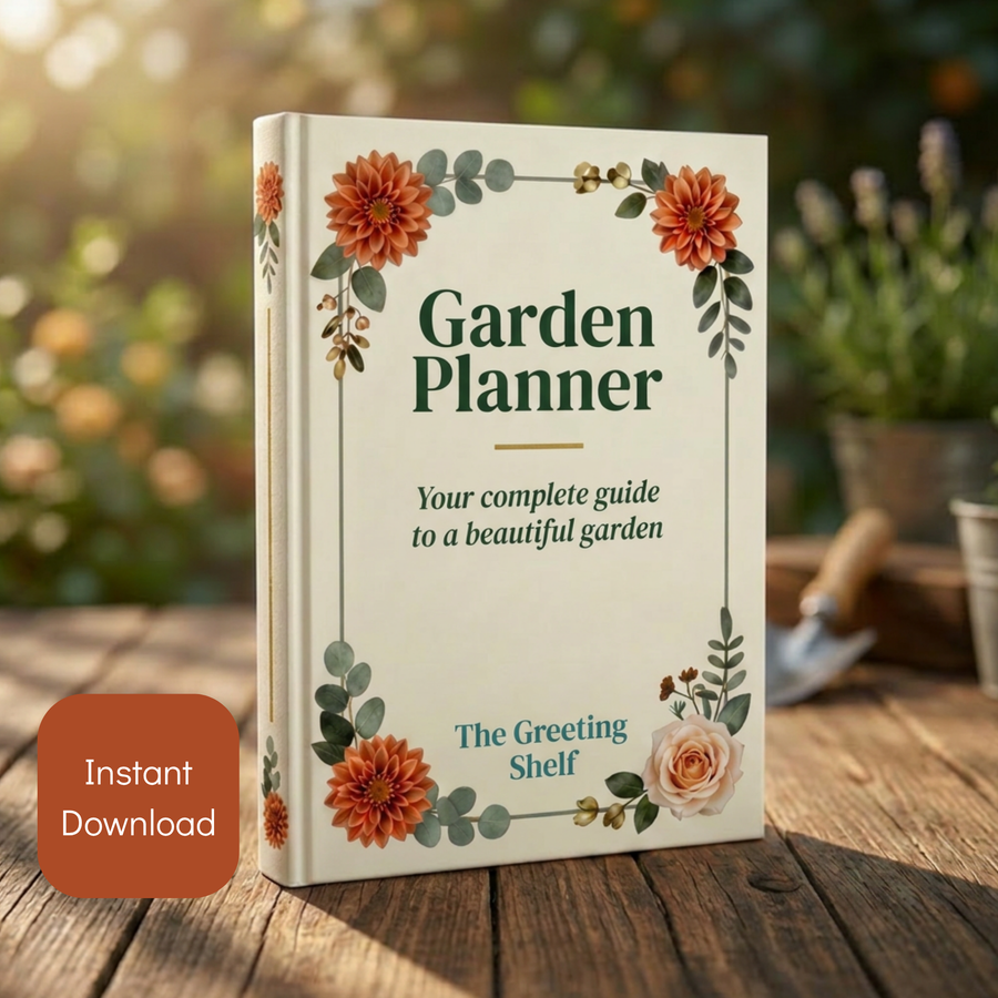 Garden Planner - Editable Digital Template (PDF + Editable Canva Link)
