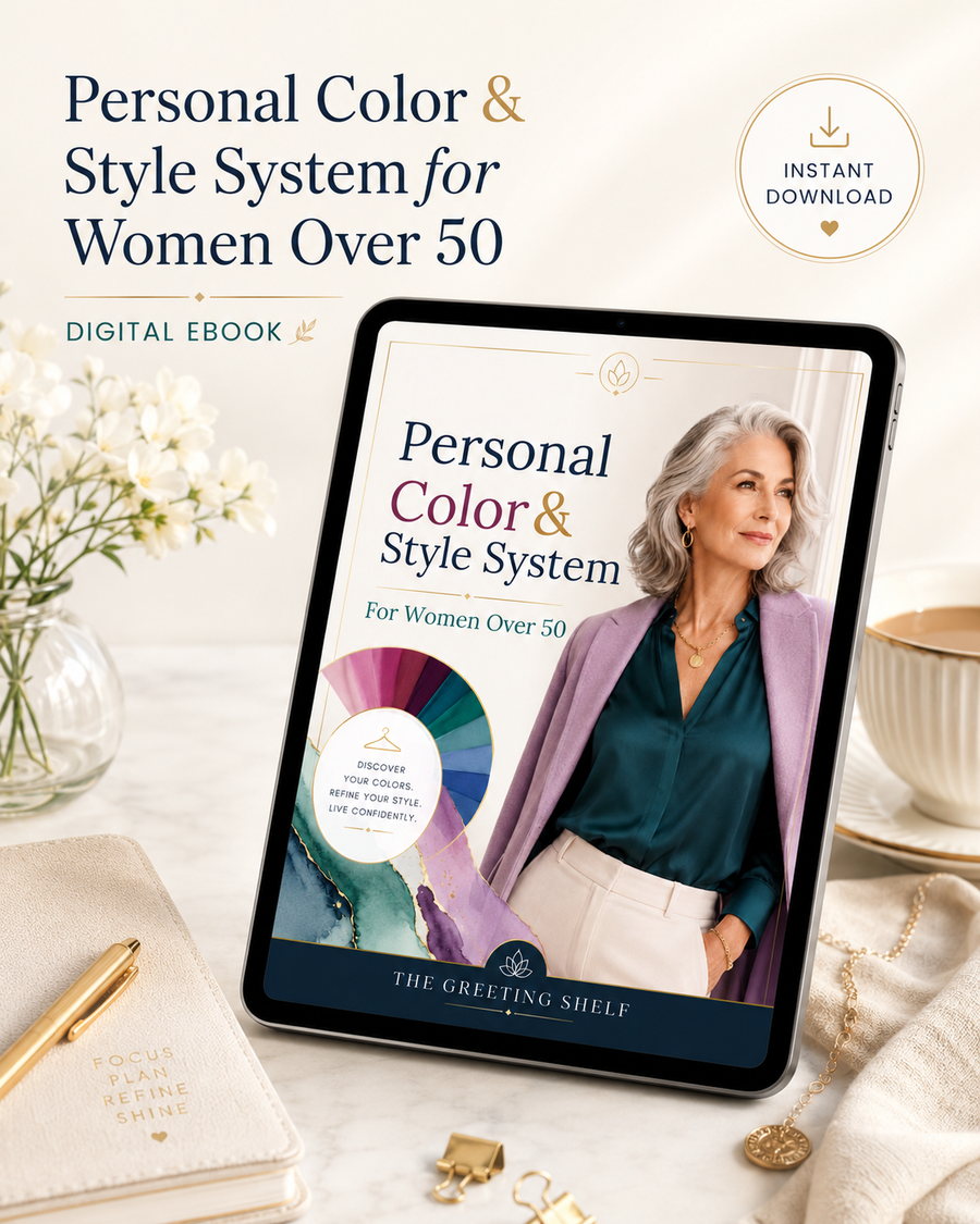 Personal Color & Style System for Women Over 50 | Seasonal Color Analysis & Capsule Wardrobe Guide