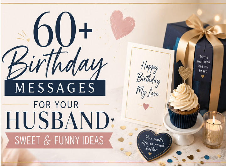 60+ Birthday Messages for Your Husband: Sweet & Funny Ideas