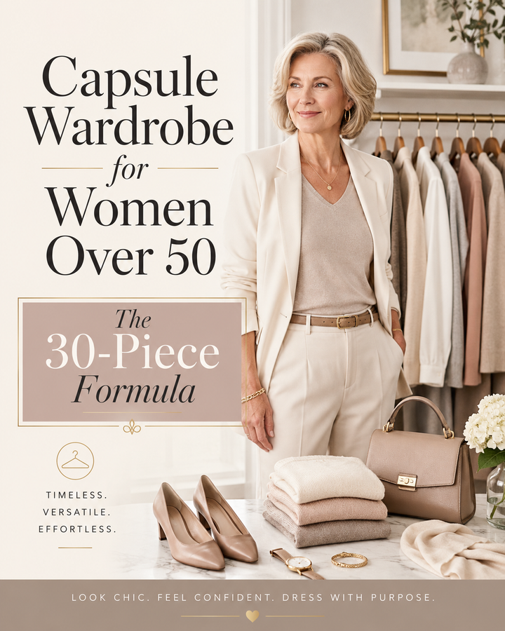 Capsule Wardrobe for Women Over 50: The 30-Piece Formula