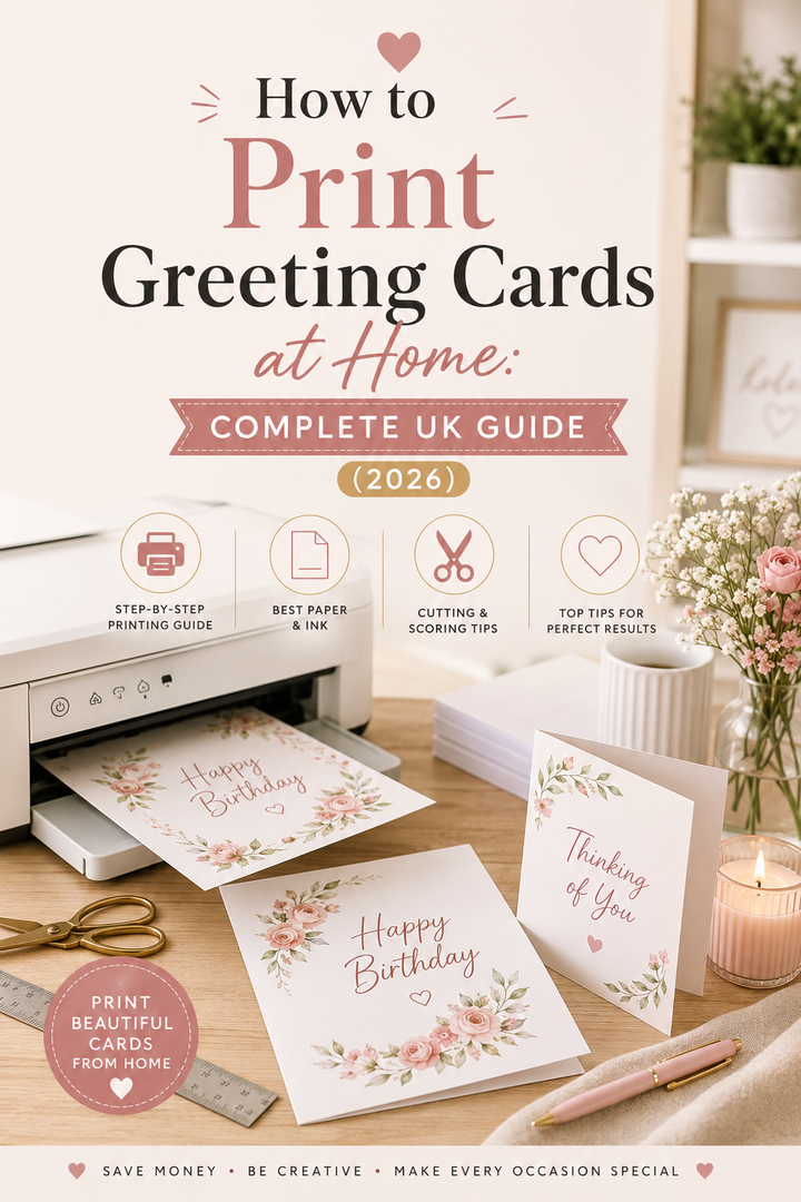 How to Print Greeting Cards at Home: Complete UK Guide (2026)